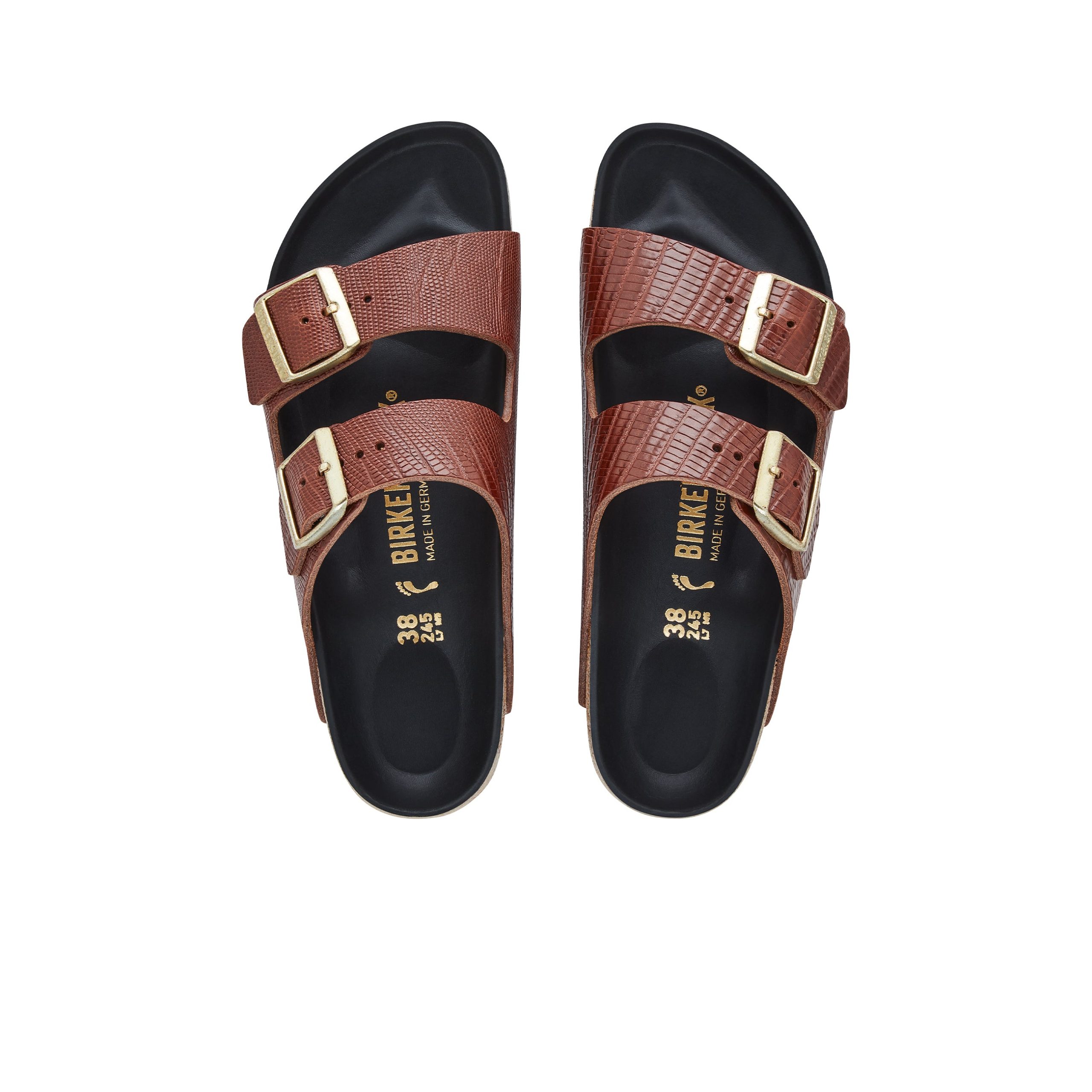 Arizona Cognac Embossed Smooth Leather - Image 3