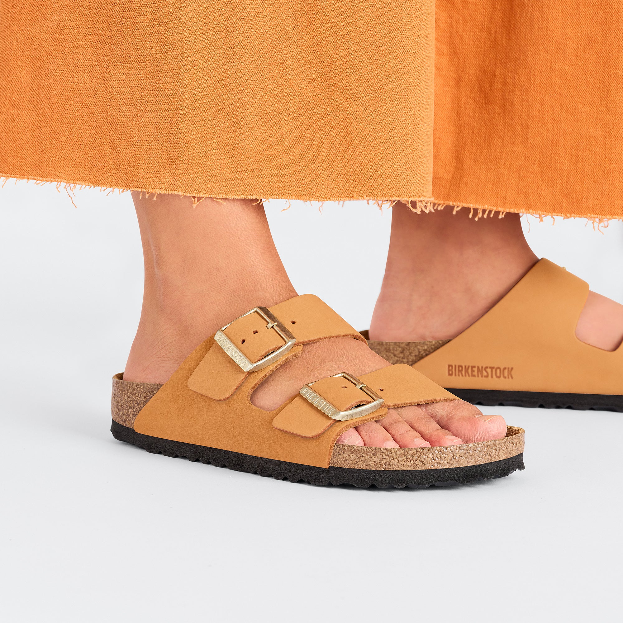 Arizona Burnt Orange Nubuck Leather - Image 6