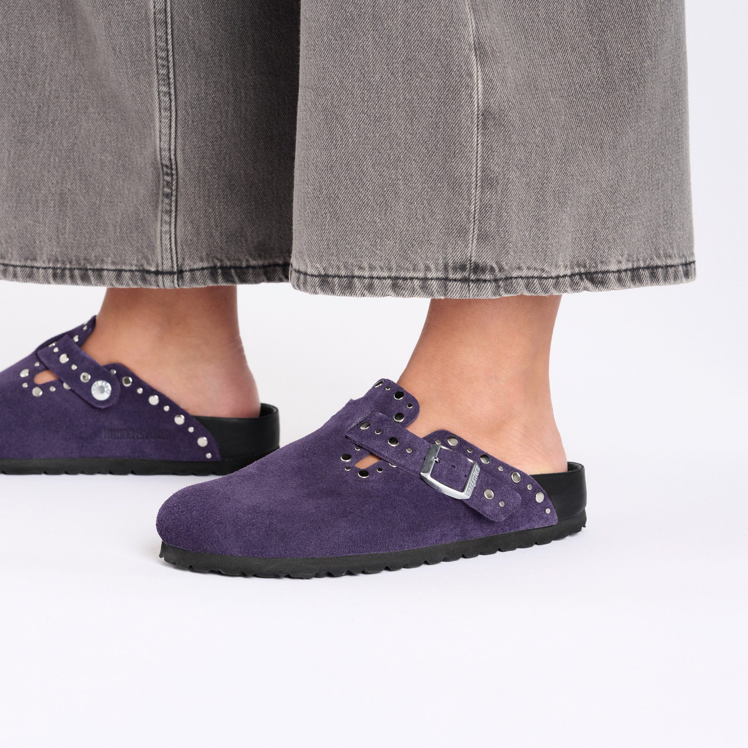 Boston Exquisite Rivets Acai Suede Leather - Image 5