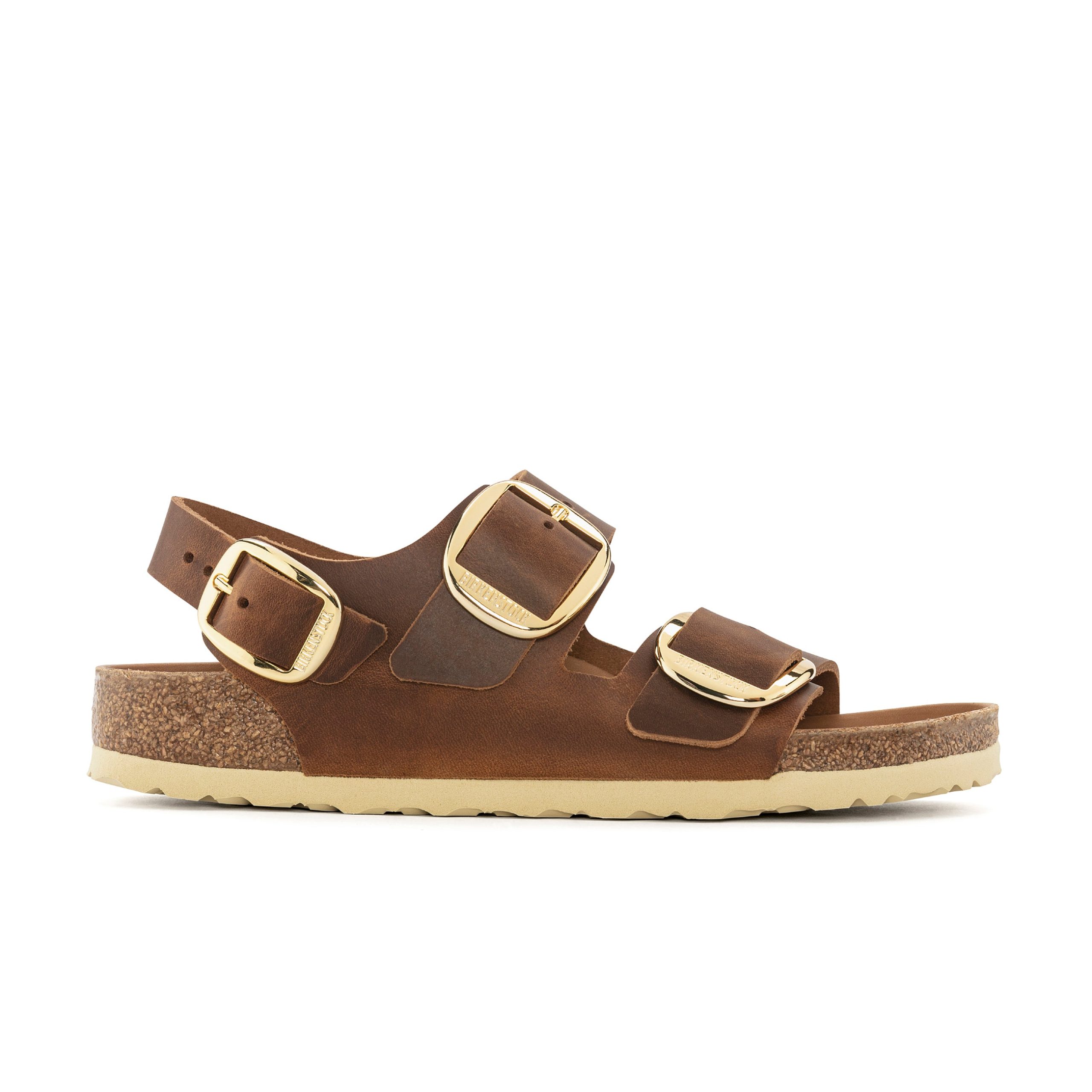 Milano Big Buckle Cognac Oiled Leather - Image 2
