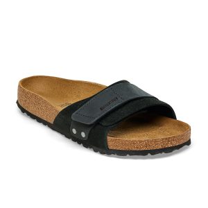Oita Black Suede Leather
