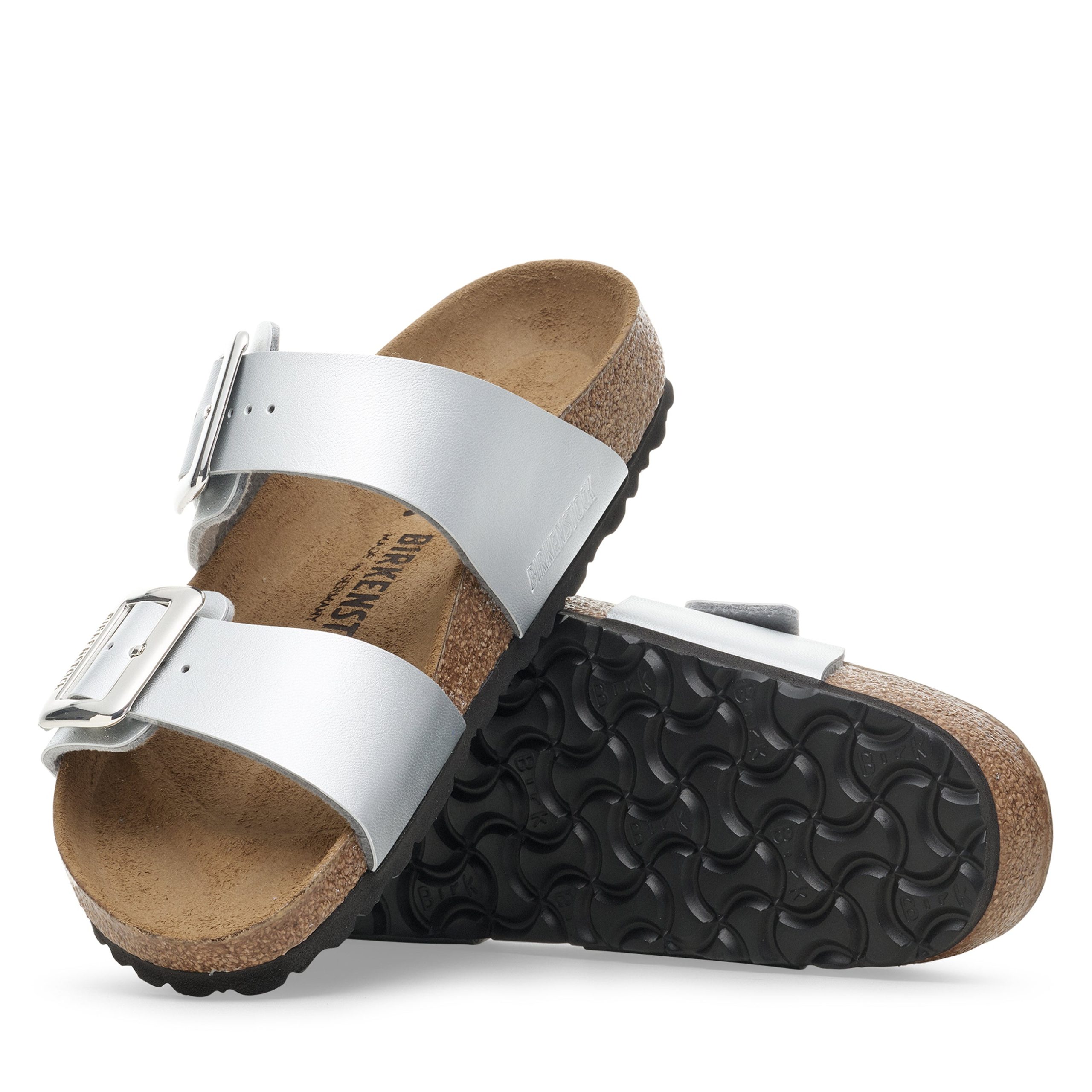Sydney Cushion Buckle Silver Birko-Flor - Image 4