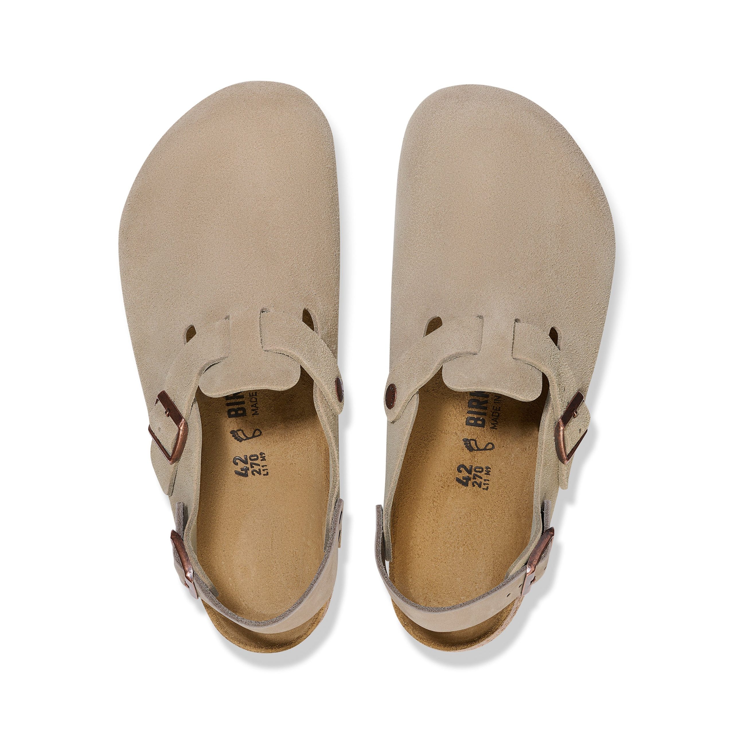 Tokio Taupe Suede Leather - Image 3