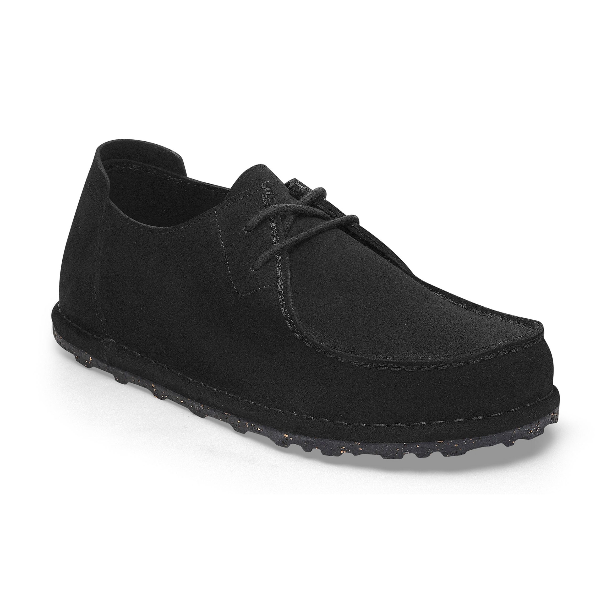 Utti Lace Black Suede Leather